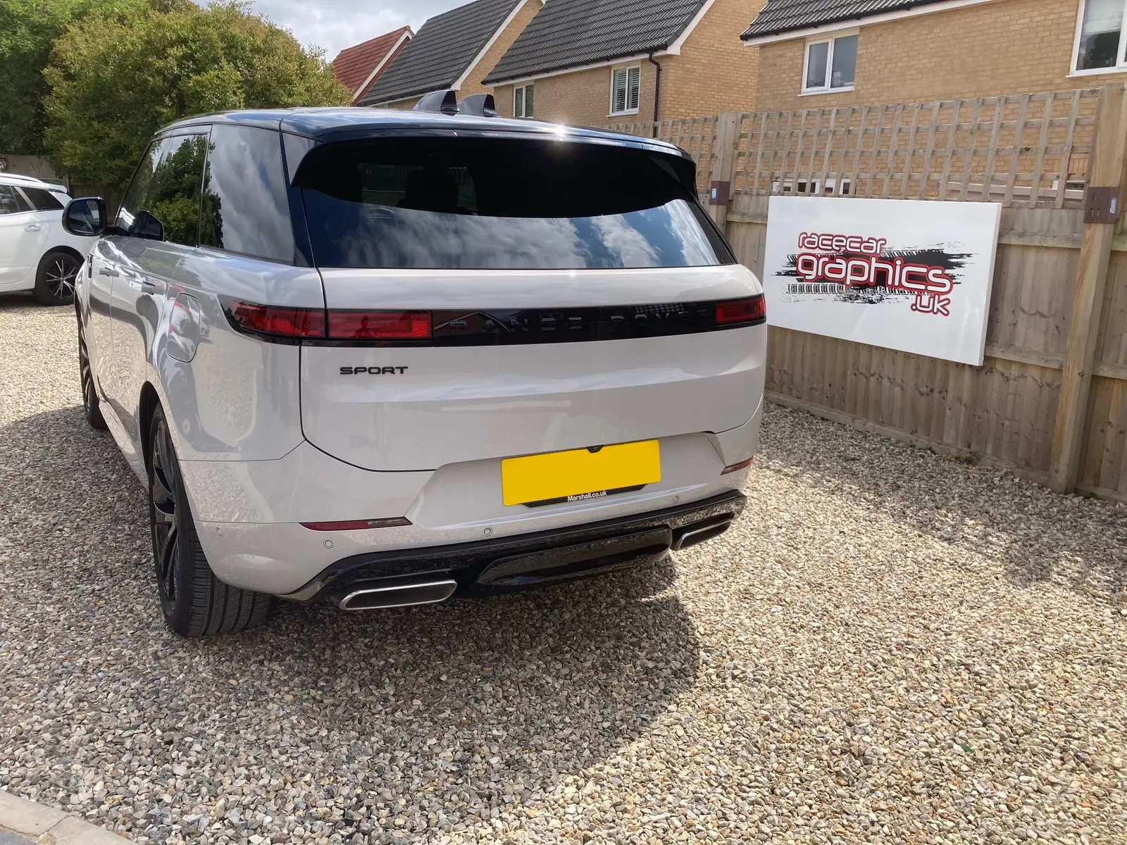 Finished Range Rover Sport ceramic coating and gloss detail