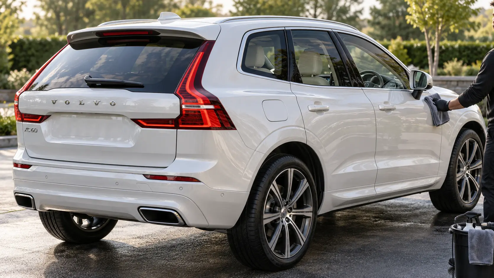 Professionally maintained Volvo XC60 illustrating how often a car should be valeted